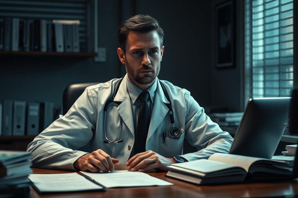 saúde mental do médico em risco